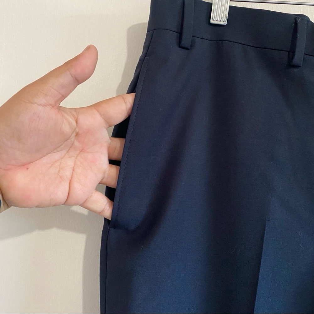 Lauren Ralph Lauren High Performance Wool Dress Pants 36x34 Classic Fit Navy - Picture 3 of 11